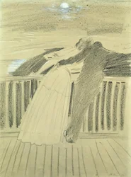 Jeanne Hugo et Jean Charcot à Hauteville House, Guernesey