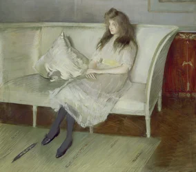 Symphonie en blanc - Portrait d