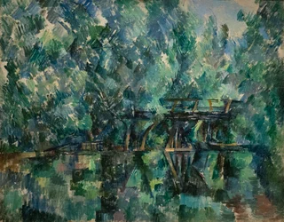 Un pont sur un étang Saint-Maur-des-Fossés