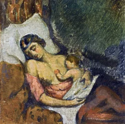 Hortense allaitant Paul