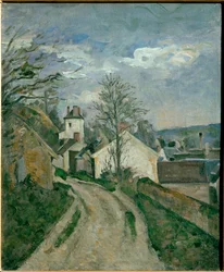 La maison du docteur Gachet a Auvers (oil on canvas)