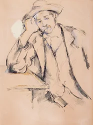 Fumeur accoudé