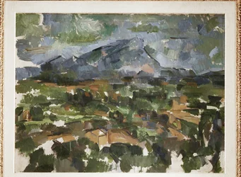 Mont Sainte Victoire seen from Les Lauves (oil on canvas)
