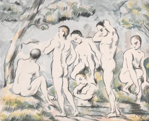 Les Baigneuses (petite planche)