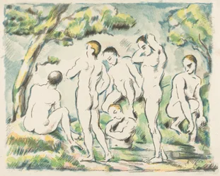 Les Baigneuses (petite planche)