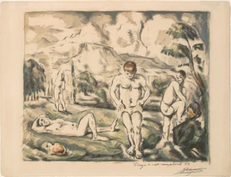 Les Grandes Baigneuses (Les Baigneurs)