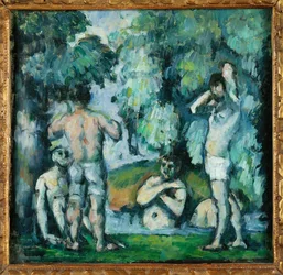 Les cinq baigneuses (huile sur toile)