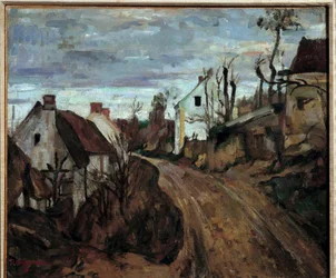 Un chemin de village à Auvers-sur-Oise