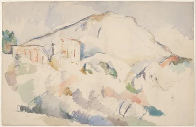Château Noir et Mont Sainte-Victoire, vers 1890-1895