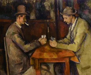French: Les Joueurs de cartes The Card Players