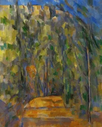 La route tournante en sous-bois