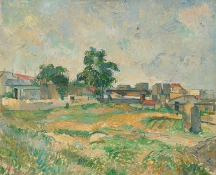 Paysage près de Paris. Vers 1876
