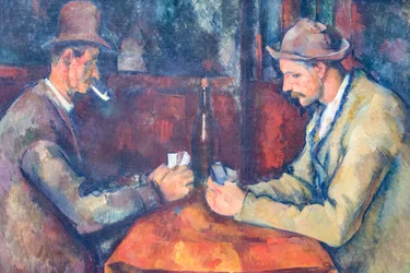 Les Joueurs de cartes, par Cézanne, Musée d