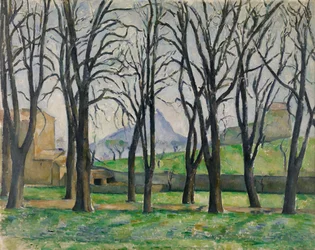 Les Marronniers du Jas de Bouffan en hiver