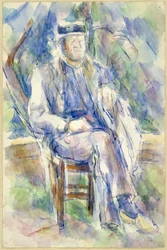 Homme portant un chapeau de paille, 1905-06