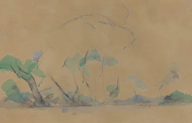 Mont Sainte-Victoire [recto], vers 1895