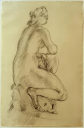 P.Cézanne, Vénus accroupie