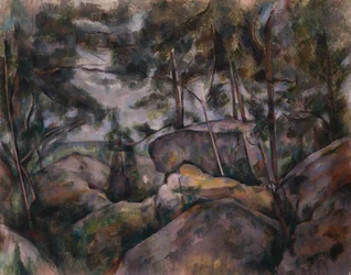 Rochers dans la Forêt, années 1890