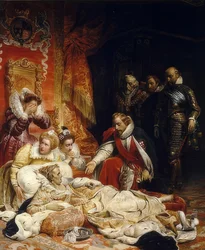 La mort de la reine Élisabeth Ire d
