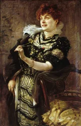 Portrait de Daniel Lesueur 1860-1921, ca 1896