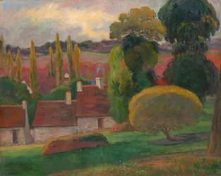 Une ferme en Bretagne, vers 1894