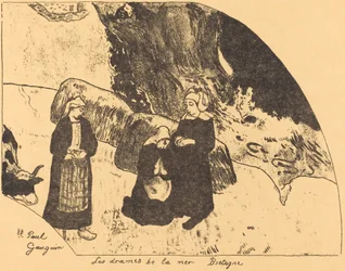 Les drames de la mer, Bretagne, 1889