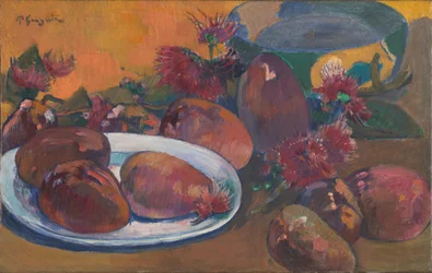 French :  Nature morte aux mangues Stil life with Mangos