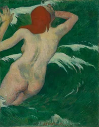 Dans les vagues, 1889