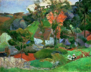 La femme à la cruche, ou Paysage à Pont-Aven