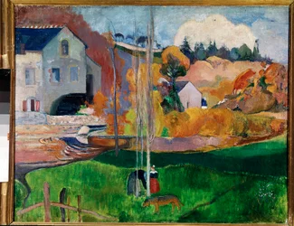 Paysage en Bretagne, le moulin David