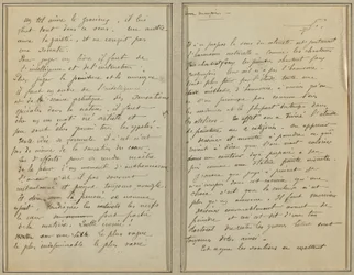 Pages de manuscrit [recto]