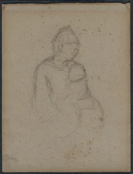 Mère et enfant (recto)