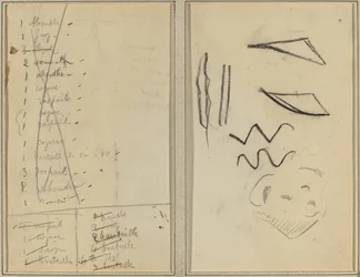 "Neige"; Itinéraire [recto]