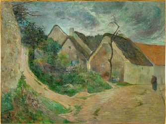 Osny, chemin montant (huile sur toile)