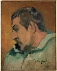 Paul Gauuin, autoportrait (huile sur toile)
