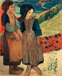 Petites bretonnes au bord de la mer