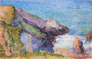 Rochers sur la côte bretonne