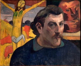 Autoportrait avec le Christ jaune