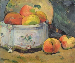 Nature morte avec pêches, vers 1889