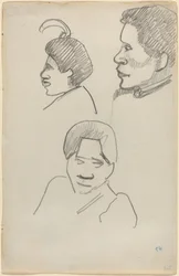 Têtes tahitiennes