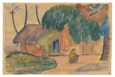 Hutte tahitienne