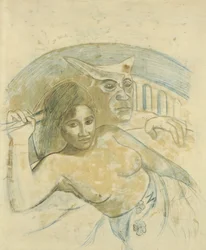 Femme tahitienne avec esprit maléfique