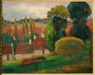 Une Ferme en Bretagne (peinture sur toile)