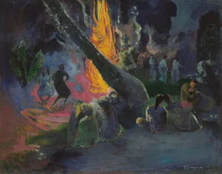 Upa upa, la danse du feu, 1891