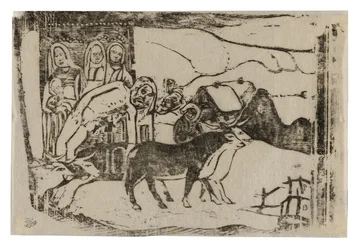 Sanctuaire de chemin en Bretagne, tiré de la suite d
