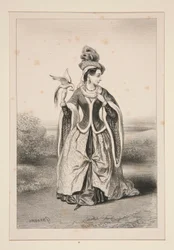 (CHÂTELAINE MOYEN ÂGE.)