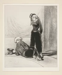 (EN DEBARDEURS.)