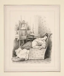 La copie du portrait.
