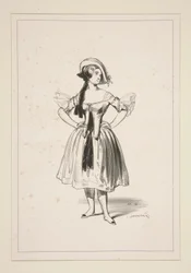 CHEVRIÈRE. Chapeau de feutre.