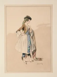 Costume de Gavarni, exécuté par Moreau, ...